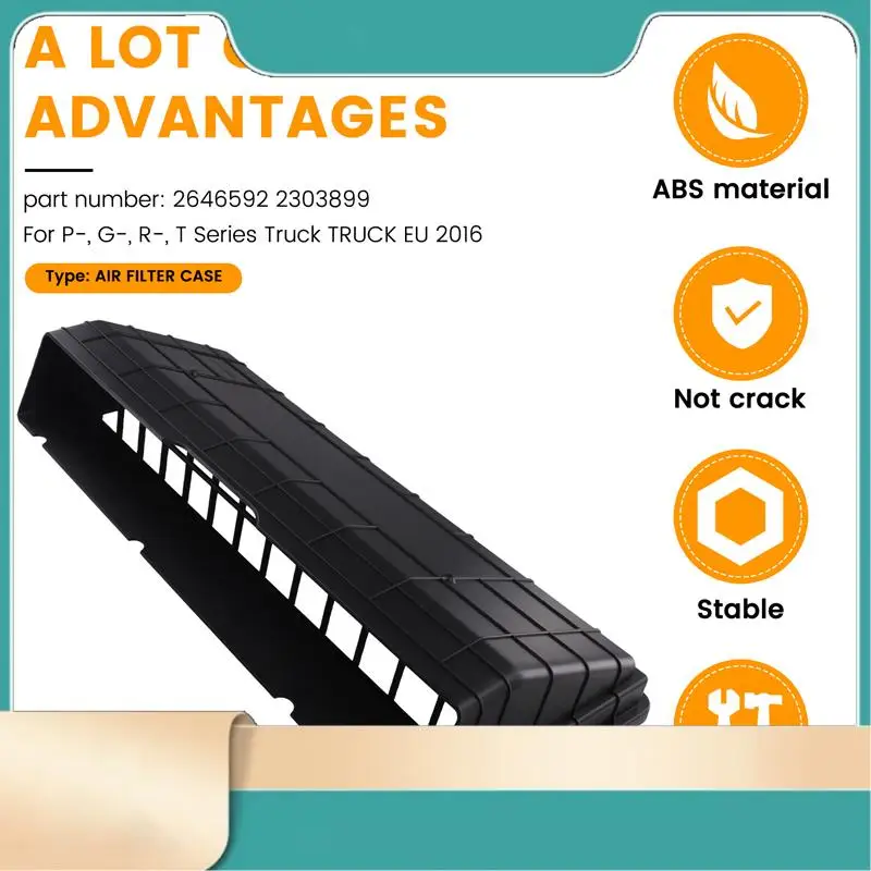 For Scania P-, G-, R-, T Series 1995-2016 Truck Air Filter Case Air Filter Cover 2646592 2303899-N31R
For Scania P-, G-, R-, T Series 1995-2016 Truck Air Filter Case Air Filter Cover 2646592 2303899-N31R