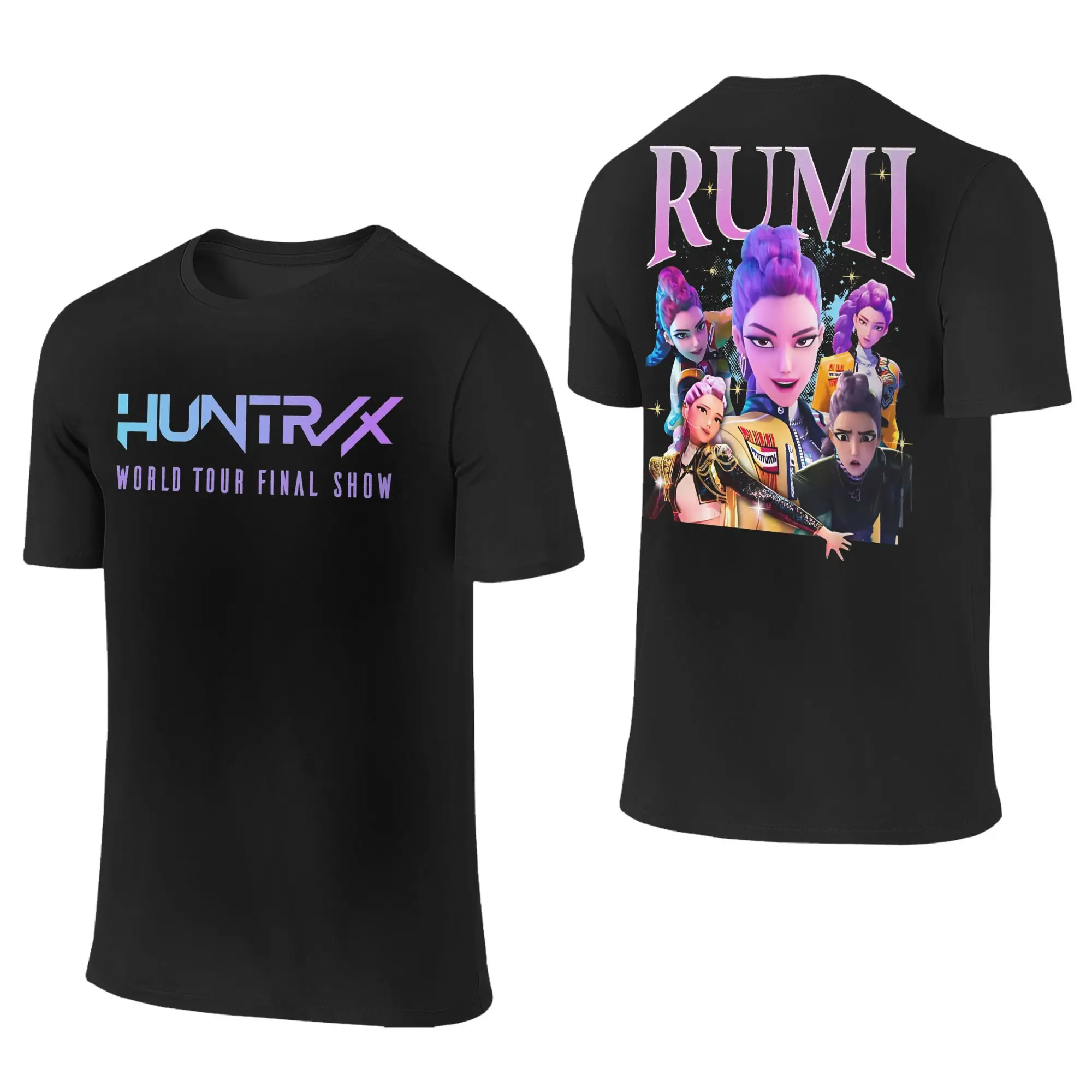 Rumi Kpop Demon Hunters Vintage Men Women T Shirts Casual Tees Short Sleeve Crew Neck T-Shirts Pure Cotton Summer Tops
Rumi Kpop Demon Hunters Vintage Men Women T Shirts Casual Tees Short Sleeve Crew Neck T-Shirts Pure Cotton Summer Tops