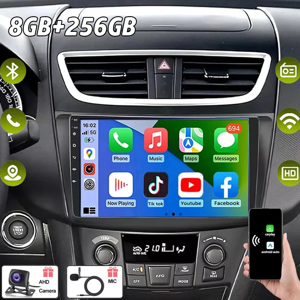 Android 15 Car Stereo For Suzuki Swift 4 2011 2012 2013 -2016 Multimedia Video Player 2 Din Auto Audio Stereo Head Unit Screen
Android 15 Car Stereo For Suzuki Swift 4 2011 2012 2013 -2016 Multimedia Video Player 2 Din Auto Audio Stereo Head Unit Screen