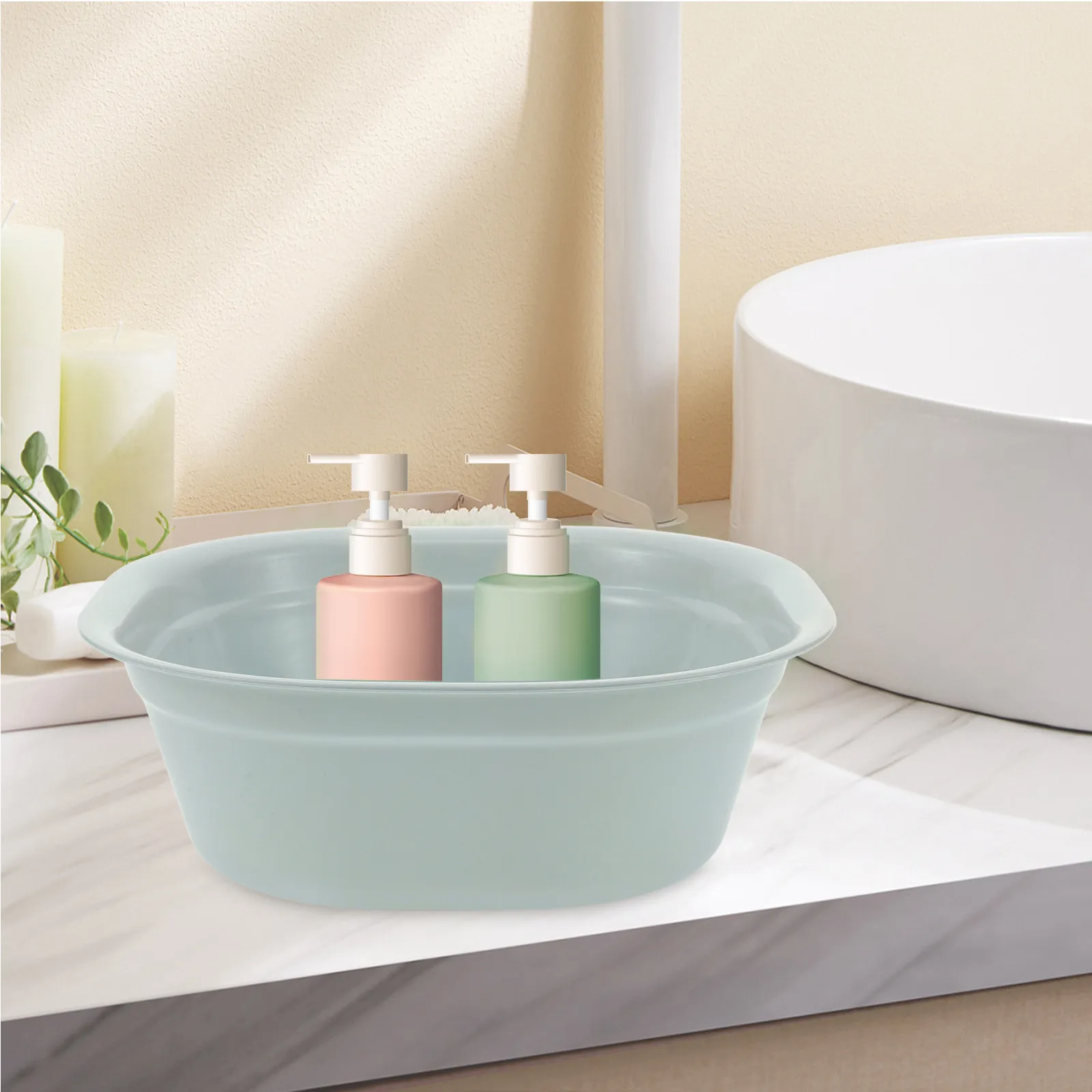 Thickened Square Plastic Wash Basin Large Size Multi Functional for Vegetable Washing Laundry Foot Soak Kitchen Bathroom Dishpan
Thickened Square Plastic Wash Basin Large Size Multi Functional for Vegetable Washing Laundry Foot Soak Kitchen Bathroom Dishpan