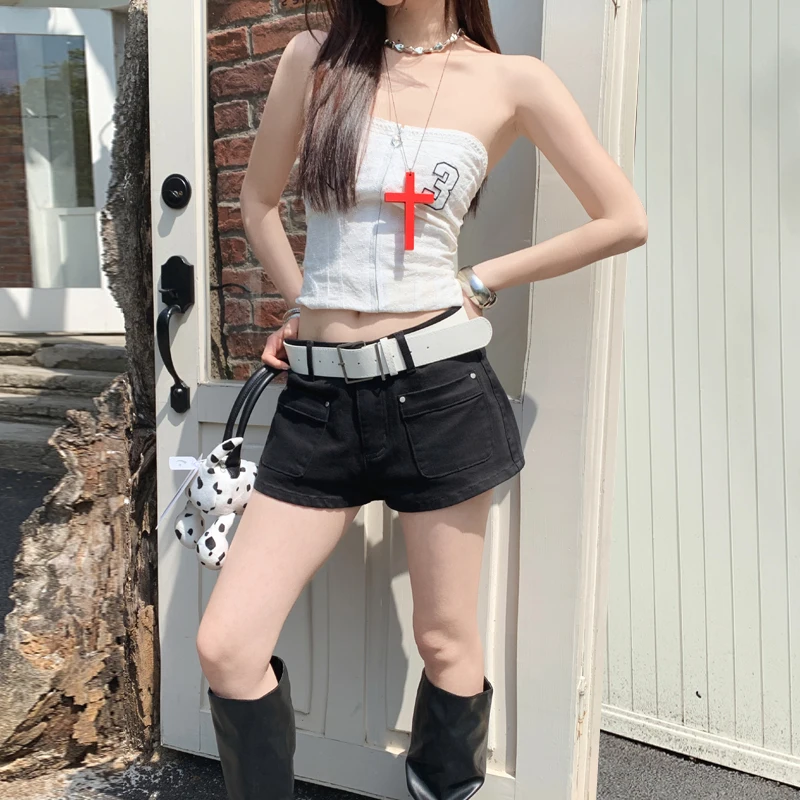 Fashion Sexy Gothic Slim Jeans American Vintage Denim Trousers Summer Women Casual Jeans Shorts New Summer New Hot Short Jorts
Fashion Sexy Gothic Slim Jeans American Vintage Denim Trousers Summer Women Casual Jeans Shorts New Summer New Hot Short Jorts