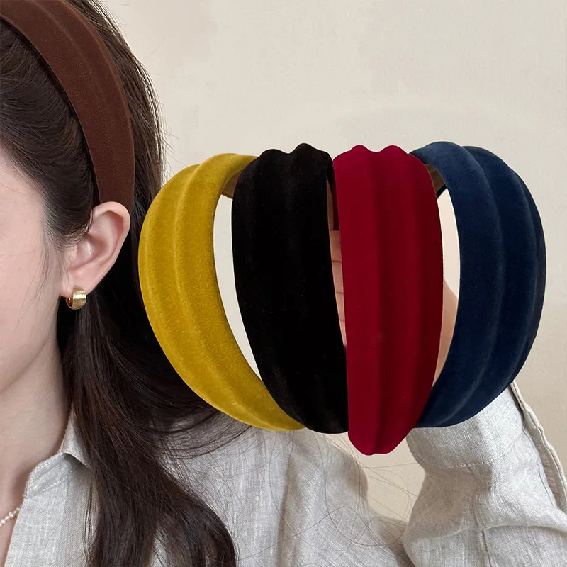 Красочная бархатная широкая повязка на голову для женщин, модный аксессуар для волос для мытья лица, прогулок для девочек INS, повседневная повязка на голову для тонкого лица
Красочная бархатная широкая повязка на голову для женщин, модный аксессуар для волос для мытья лица, прогулок для девочек INS, повседневная повязка на голову для тонкого лица