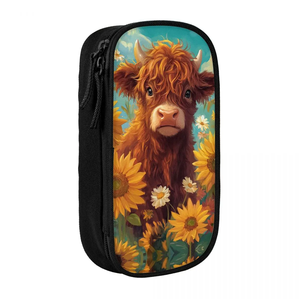 Пенал на заказ Highland Cow And Flower для девочек и мальчиков, большая сумка для ручек, коробка, школьные аксессуары
Пенал на заказ Highland Cow And Flower для девочек и мальчиков, большая сумка для ручек, коробка, школьные аксессуары