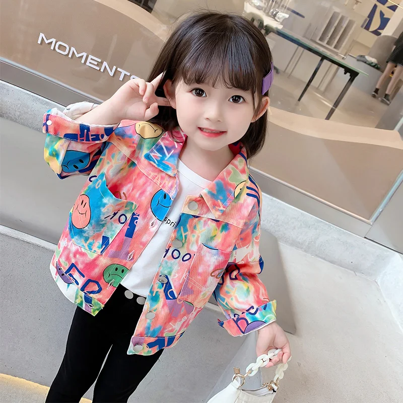 Pink Street Style Girls Denim Jacket New Spring Autumn Baby Girl Fashionable Children's Autumn Top Coat Cotton Material
Pink Street Style Girls Denim Jacket New Spring Autumn Baby Girl Fashionable Children's Autumn Top Coat Cotton Material