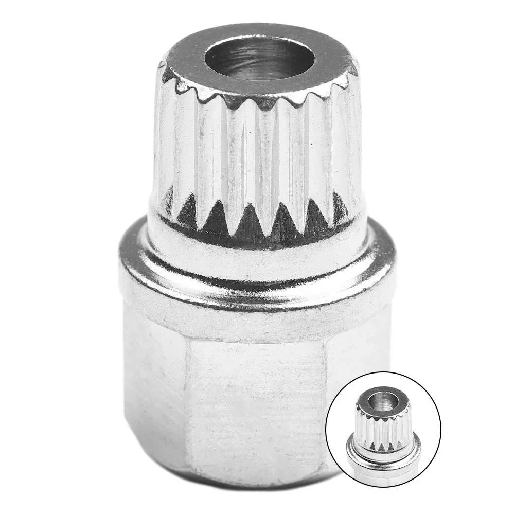 Durable Wheel Lock Lug Nut 1pc 35/19PT Rustproof Silver Tone Sleeve Key Removal Tool Steel T Tyre Security Screw
Durable Wheel Lock Lug Nut 1pc 35/19PT Rustproof Silver Tone Sleeve Key Removal Tool Steel T Tyre Security Screw