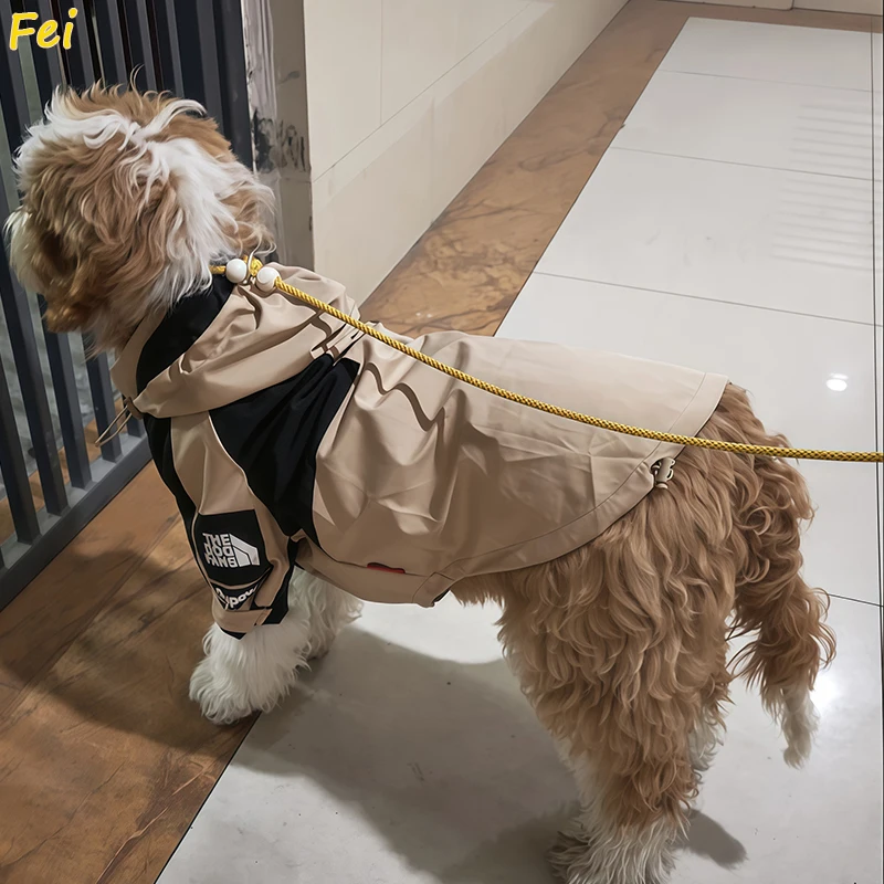 French Bulldog Stormproof Jacket - Reflective Hooded Raincoat Windbreaker, Heavy Rain Coat for Small XL Dogs Adjustable Hood 
French Bulldog Stormproof Jacket - Reflective Hooded Raincoat Windbreaker, Heavy Rain Coat for Small XL Dogs Adjustable Hood