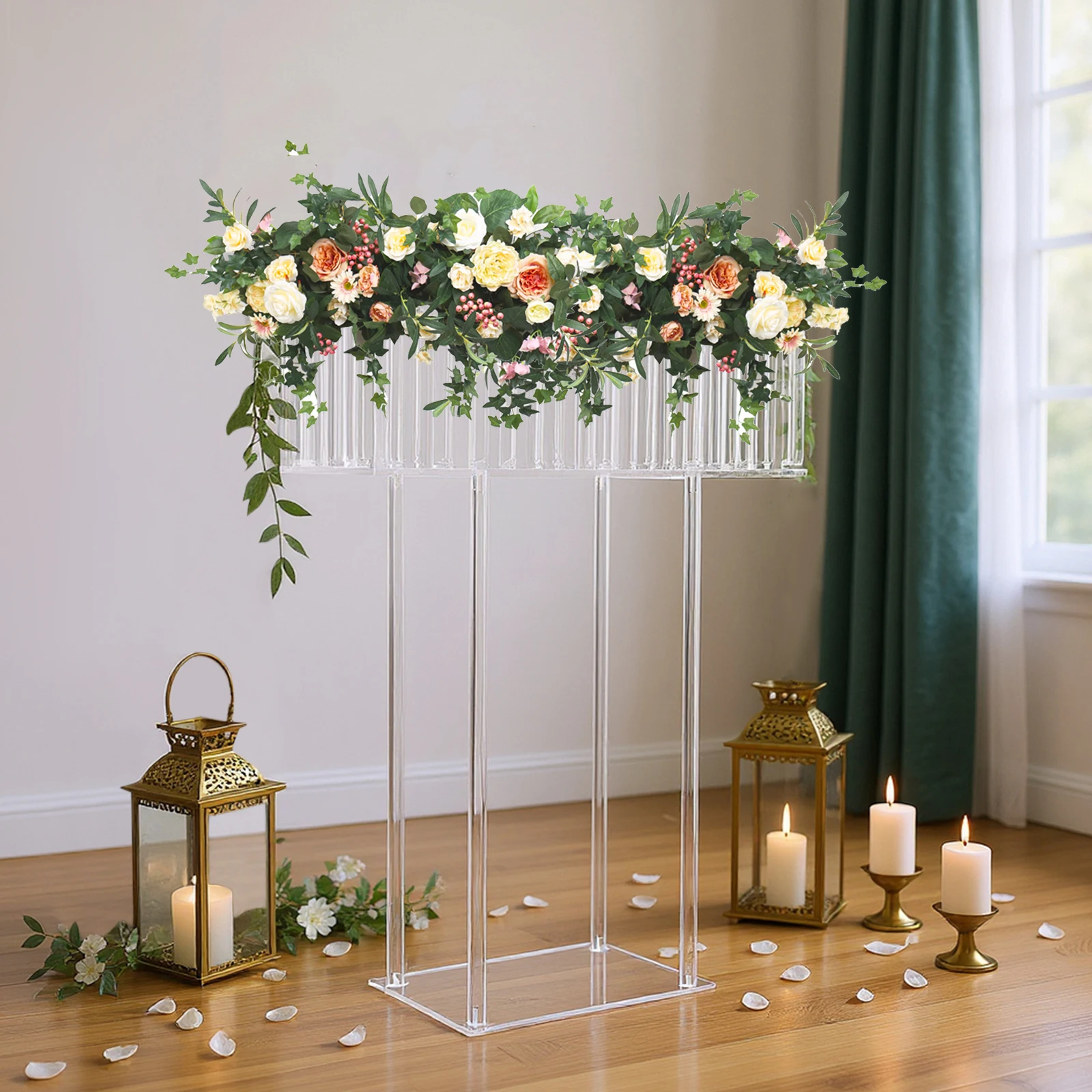 DIY-Friendly Clear Acrylic Flower Stand Removable Structure Easy To Install&Store Complete Accessories&Diagram
DIY-Friendly Clear Acrylic Flower Stand Removable Structure Easy To Install&Store Complete Accessories&Diagram