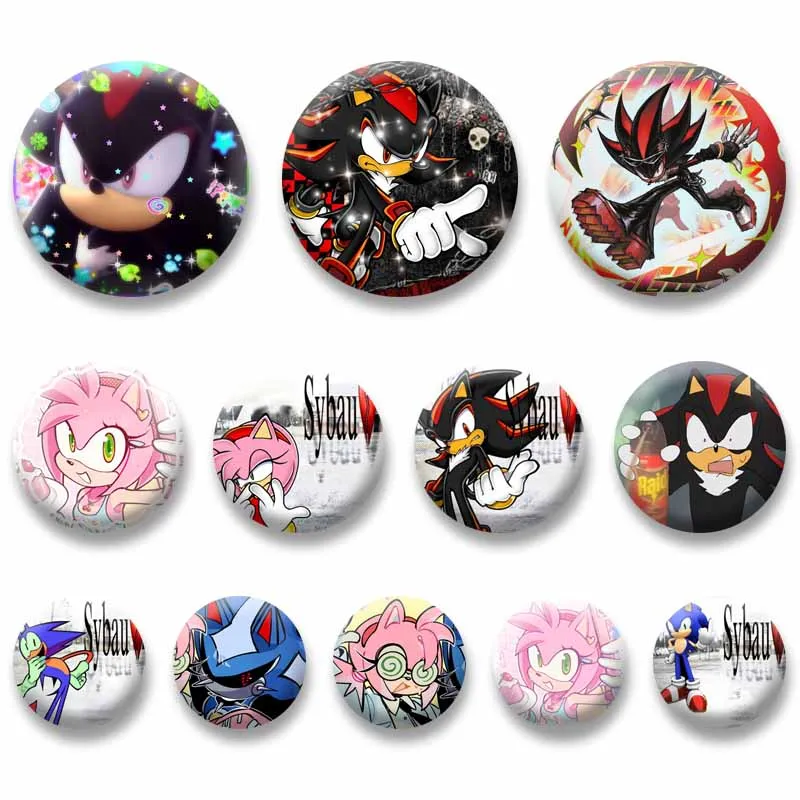 Cartoon Character S-Shadow The Hedgehog Amy Rose Badges Funny Game Role Soft Button Pin for Hat Bag Jewelry Brooch Accessories
Cartoon Character S-Shadow The Hedgehog Amy Rose Badges Funny Game Role Soft Button Pin for Hat Bag Jewelry Brooch Accessories