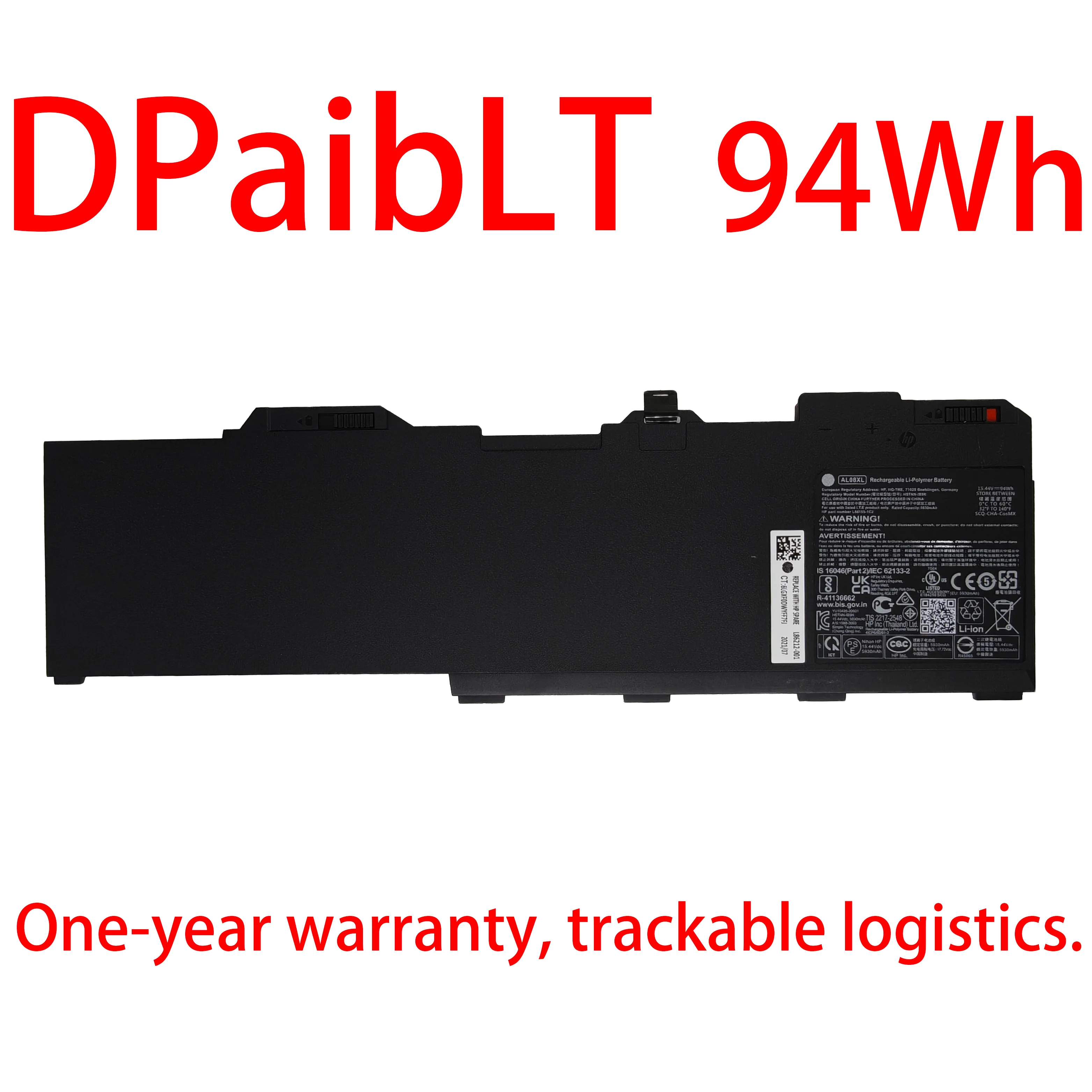 DPaibLT NEW 94Wh15.44V AL08XL LAPTOP BATTERY For HP ZBook Fury 15 G7 ZBook Fury 15 G8 ZBook Fury 17 G7 ZBook Fury 17 G8 Series
DPaibLT NEW 94Wh15.44V AL08XL LAPTOP BATTERY For HP ZBook Fury 15 G7 ZBook Fury 15 G8 ZBook Fury 17 G7 ZBook Fury 17 G8 Series
