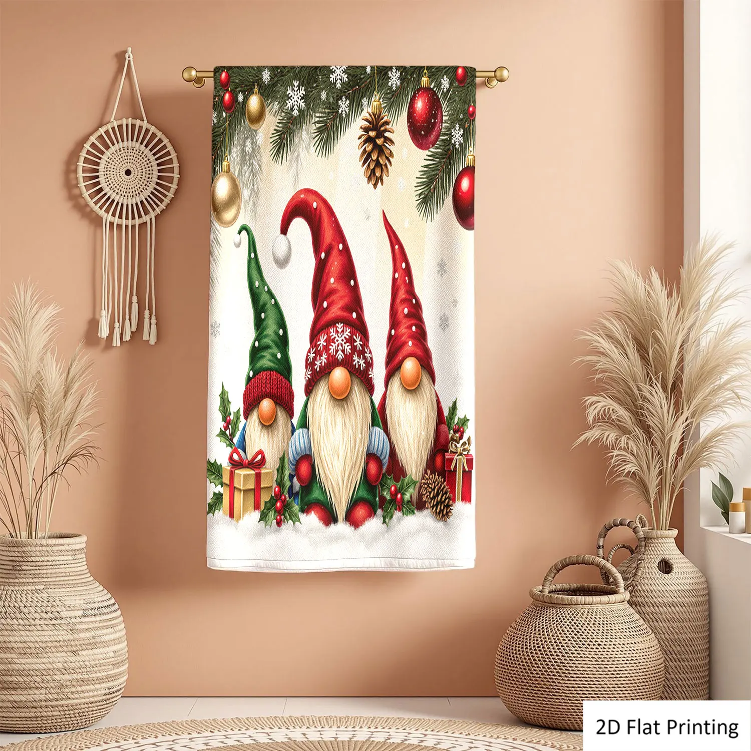 1Pc Christmas Gnomes Christmas Decorations Red Green Bathroom Hand Towel Bath Towel, Multiple Size Microfiber Polyester Towel, Unique Home Decorative Kitchen Towels, Festival Bathroom Accessories Decor, Quick Dry and Absorbent
1Pc Christmas Gnomes Christmas Decorations Red Green Bathroom Hand Towel Bath Towel, Multiple Size Microfiber Polyester Towel, Unique Home Decorative Kitchen Towels, Festival Bathroom Accessories Decor, Quick Dry and Absorbent