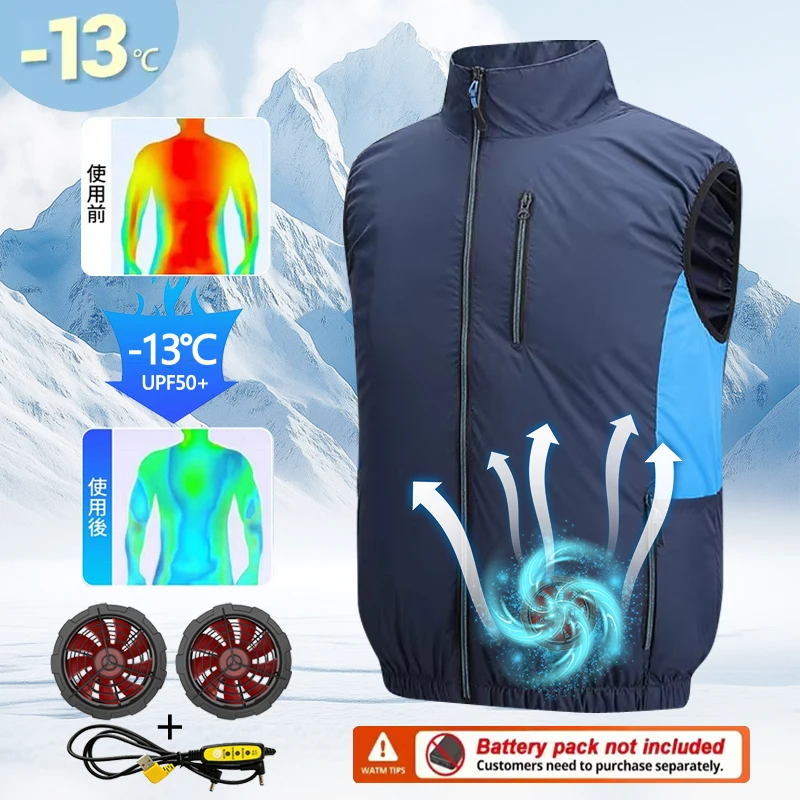 Fan Vest, Fan Jacket for Men and Women, Thin Summer Work Vest, Heatstroke Prevention and Cooling Fishing Sun Protection Clothing
Fan Vest, Fan Jacket for Men and Women, Thin Summer Work Vest, Heatstroke Prevention and Cooling Fishing Sun Protection Clothing