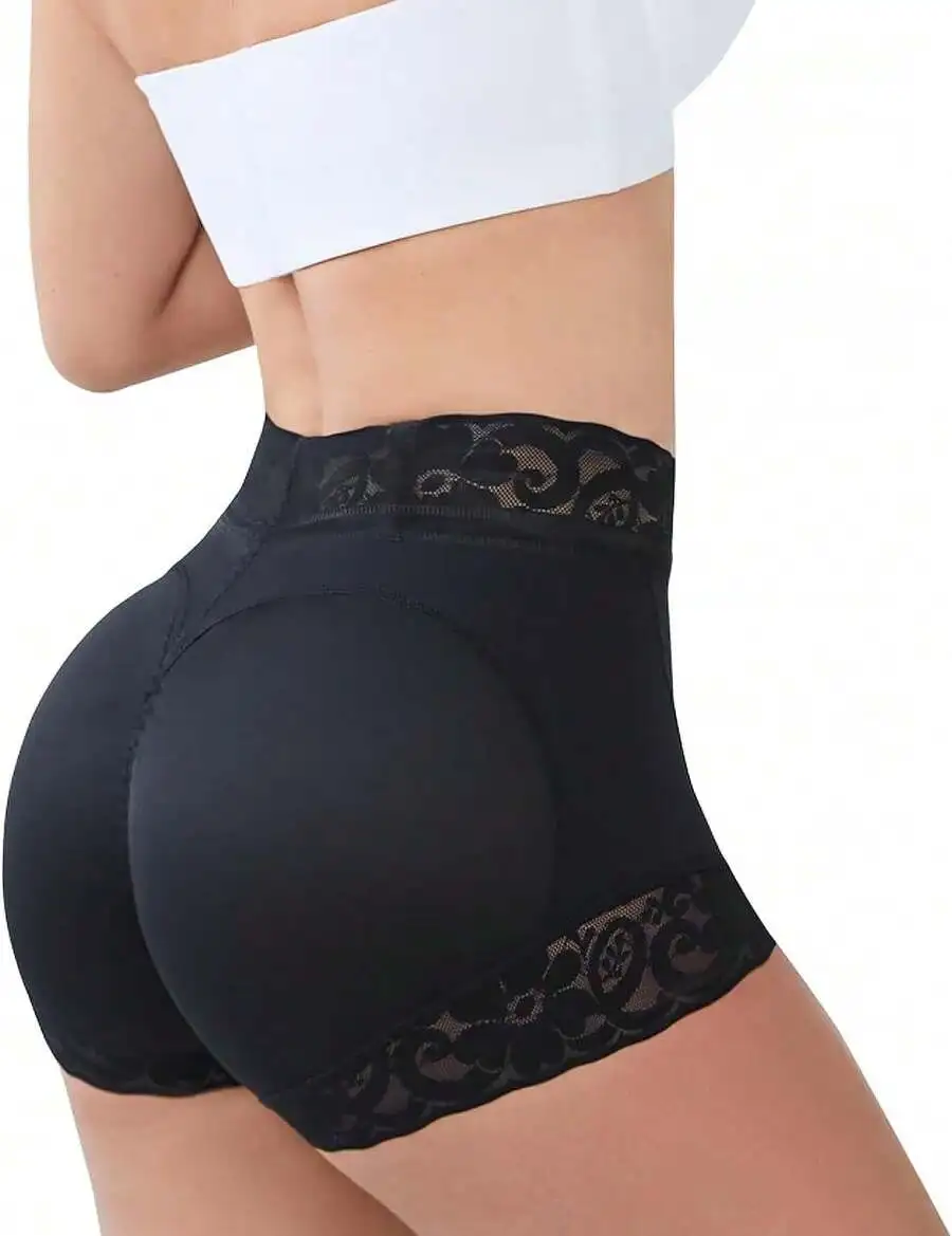 Women High Waisted Lace Butt Lifter Shapewear Panty Tummy Control Smoothing Brief Black
Women High Waisted Lace Butt Lifter Shapewear Panty Tummy Control Smoothing Brief Black