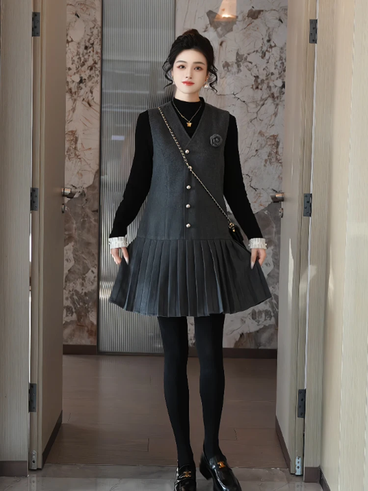 Женская юбка миди из шерстяной смеси больших размеров, свободного кроя, для офиса и повседневной носки, осенне-зимняя, визуально стройнящая, в стиле кэжуал
Женская юбка миди из шерстяной смеси больших размеров, свободного кроя, для офиса и повседневной носки, осенне-зимняя, визуально стройнящая, в стиле кэжуал