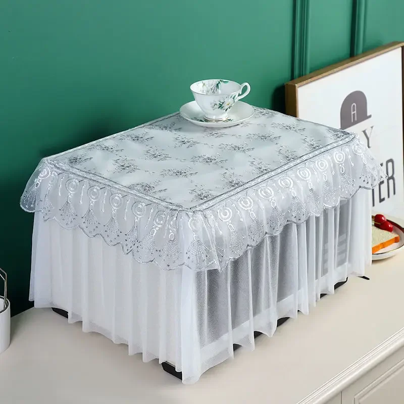 Кружевной чехол для микроволновой печи, универсальный, дышащий, полностью закрывающий, моющийся, двухслойный, из ткани, масло- и пыленепроницаемый.
Кружевной чехол для микроволновой печи, универсальный, дышащий, полностью закрывающий, моющийся, двухслойный, из ткани, масло- и пыленепроницаемый.