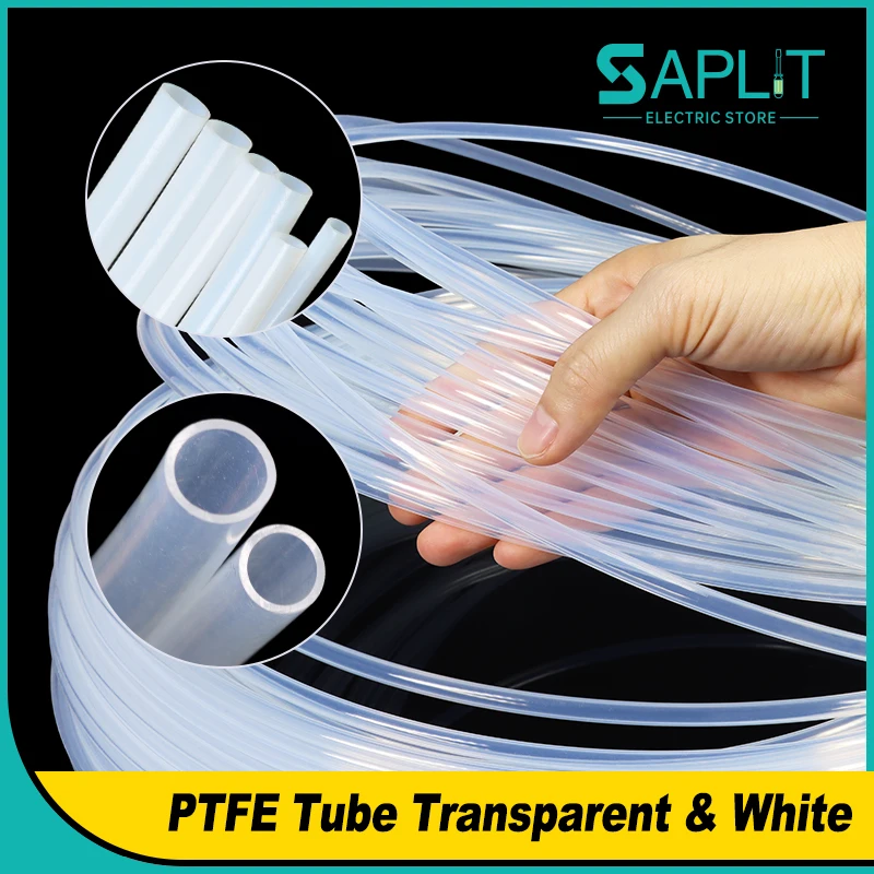 Transparent/White PTFE Tube ID 0.5 1 2 2.5 3 4 5 6 7 8 10mm FEP Insulated Extruder J-head Rigid Pipe For 3D Printer Parts 1~10M
Transparent/White PTFE Tube ID 0.5 1 2 2.5 3 4 5 6 7 8 10mm FEP Insulated Extruder J-head Rigid Pipe For 3D Printer Parts 1~10M