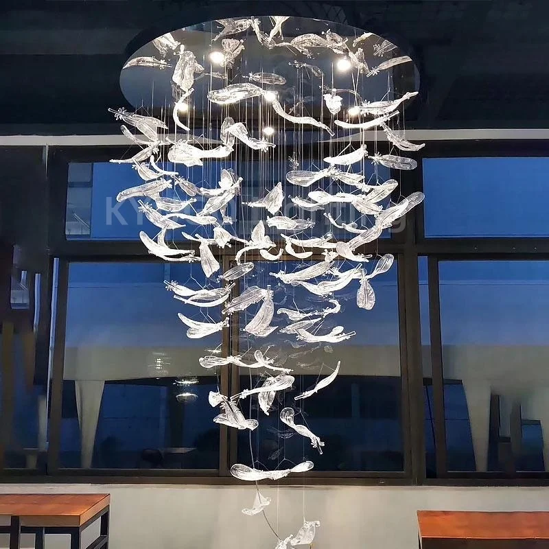 Modern Leaf Chandelier Lighting Hotel Villa Ceiling Lights Stairs Roomart Decorative Hanging Lamp Living Room Люстра Потолочная
Modern Leaf Chandelier Lighting Hotel Villa Ceiling Lights Stairs Roomart Decorative Hanging Lamp Living Room Люстра Потолочная