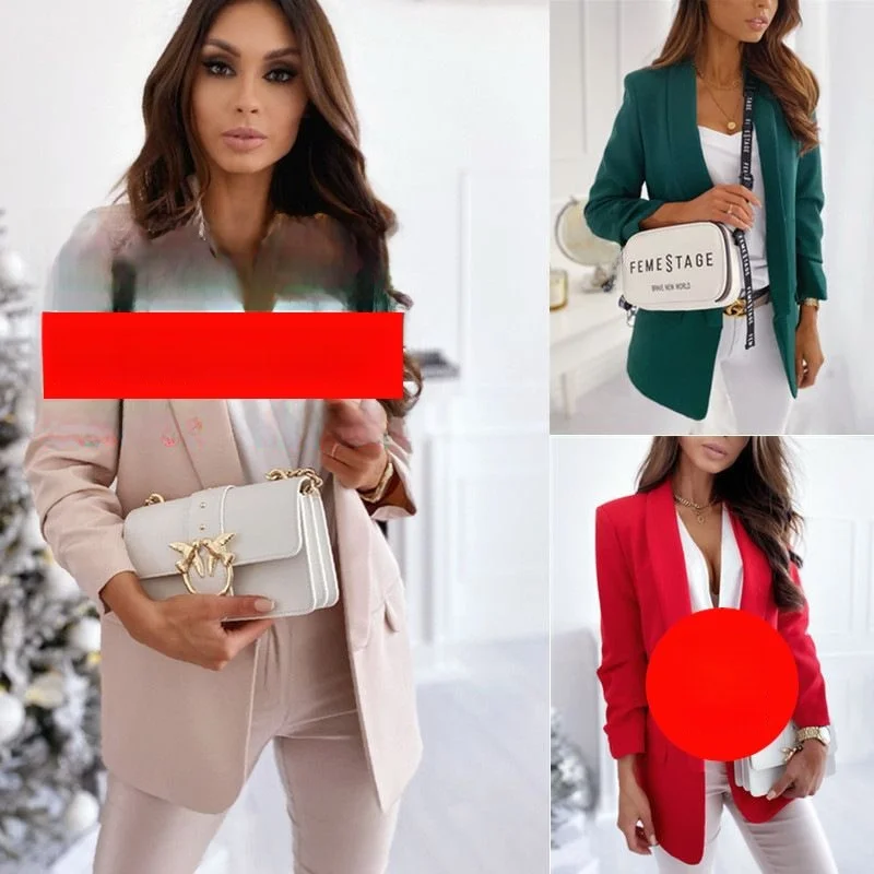 Slim Fit OL Style Autumn Winter New Arrival Women's Fashionable Professional Small Suit Jacket Commute Style Polyester Fiber
Slim Fit OL Style Autumn Winter New Arrival Women's Fashionable Professional Small Suit Jacket Commute Style Polyester Fiber