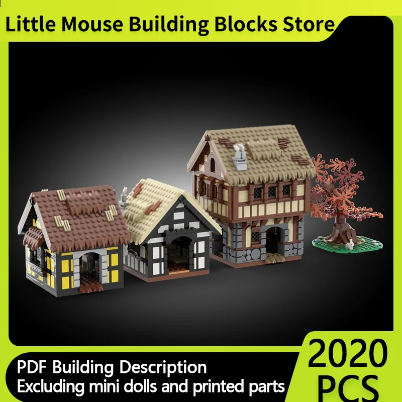 Medieval Castle Model MOC Building Bricks Town Street View Houses Modular Technology Gifts Holiday Assemble Children Toys Suit 
Medieval Castle Model MOC Building Bricks Town Street View Houses Modular Technology Gifts Holiday Assemble Children Toys Suit