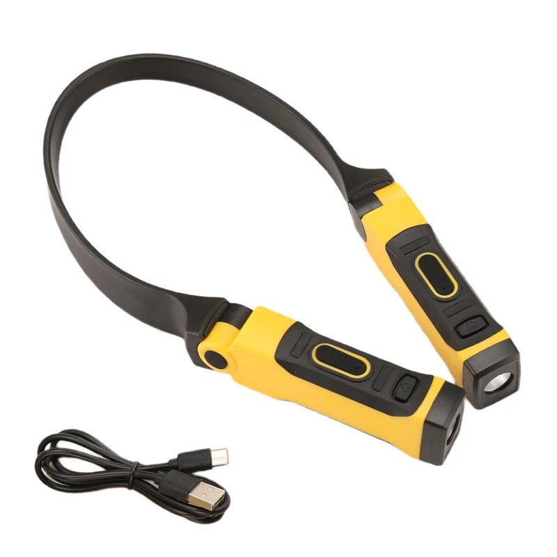 Rechargeable USB Reading Lamp Neck Book Light, 2 Brightness Levels, Bendable Arms For Reading, Camping, Repairing
Rechargeable USB Reading Lamp Neck Book Light, 2 Brightness Levels, Bendable Arms For Reading, Camping, Repairing