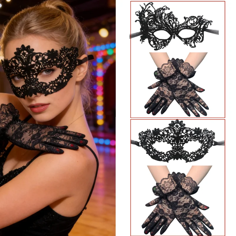 2 шт./компл., черная кружевная маска королевы и цветочные кружевные полые перчатки, комплект, женские тонкие варежки, сексуальные вечерние аксессуары для сценических танцев
2 шт./компл., черная кружевная маска королевы и цветочные кружевные полые перчатки, комплект, женские тонкие варежки, сексуальные вечерние аксессуары для сценических танцев