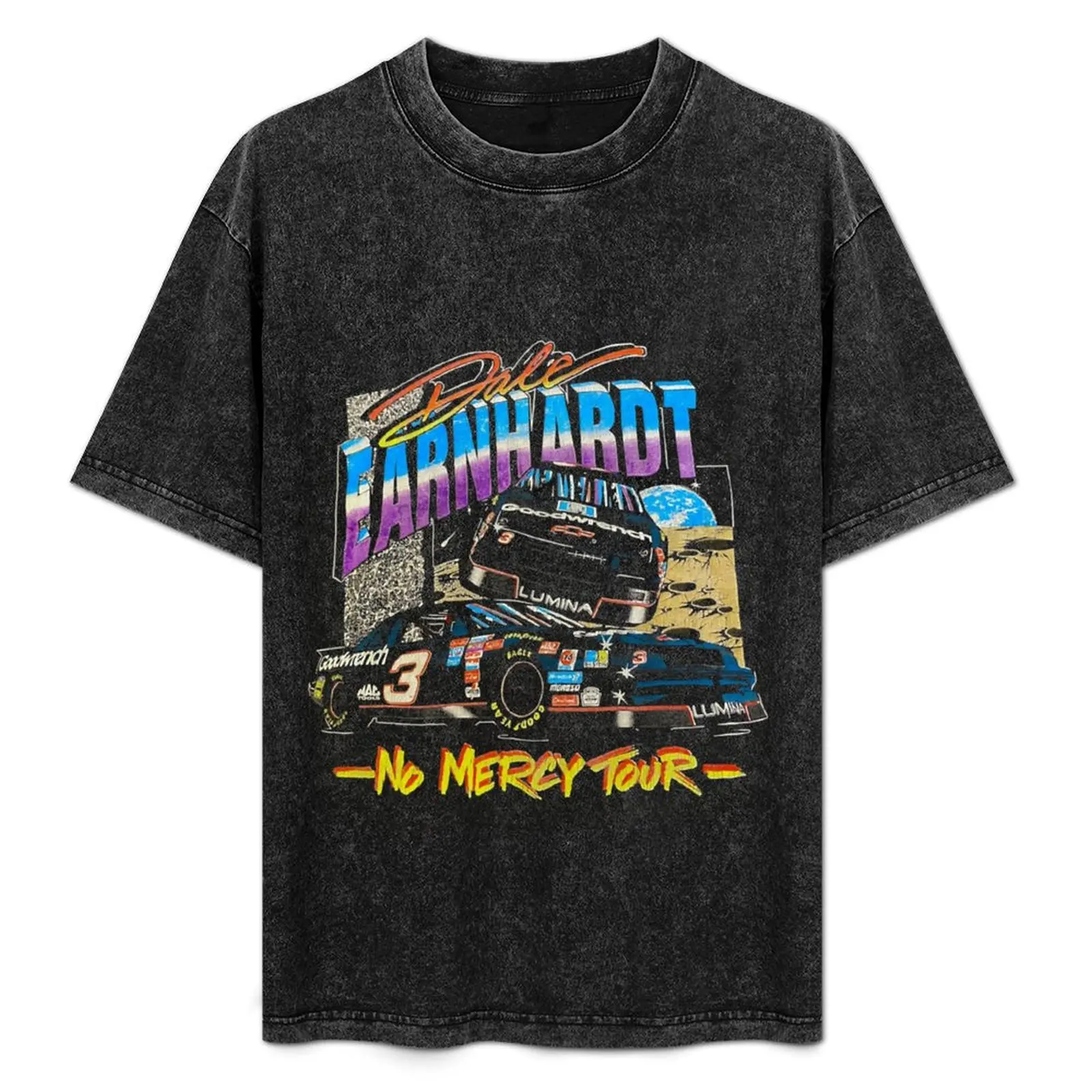 Vintage Dale Earnhardt No Mercy Tour T-Shirt Fashion Print Casual Short Sleeve
Vintage Dale Earnhardt No Mercy Tour T-Shirt Fashion Print Casual Short Sleeve