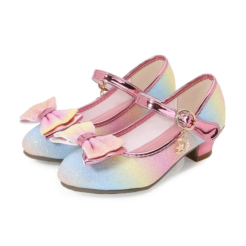 Sequins Girl Leather Shoes Spring Autumn Versatile Children Catwalk Princess Shoes Fashion Wedding Party Kids Bowknot High Heels
Sequins Girl Leather Shoes Spring Autumn Versatile Children Catwalk Princess Shoes Fashion Wedding Party Kids Bowknot High Heels