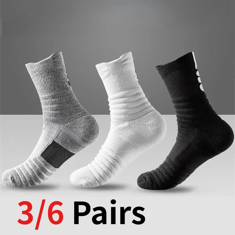 1/3/6 Pairs Men's Compression Socks Breathable High Elastic Sports Socks for Basketball Cycling Moisture Wicking Socks
1/3/6 Pairs Men's Compression Socks Breathable High Elastic Sports Socks for Basketball Cycling Moisture Wicking Socks