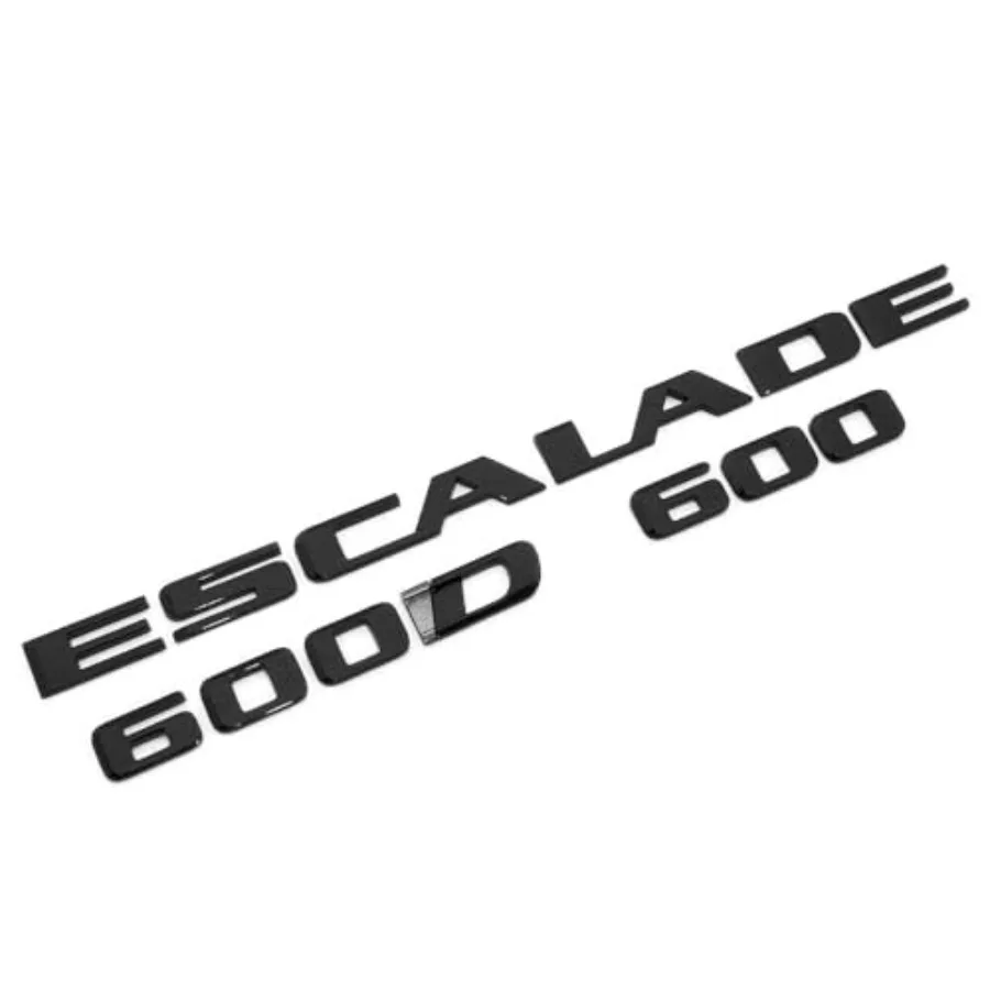 3Pack Escalade 600 600D Rear Liftgate Emblem 3D Badge Letter 84787581 23440294 84740919 Compatible with fits Escalade Gloss
3Pack Escalade 600 600D Rear Liftgate Emblem 3D Badge Letter 84787581 23440294 84740919 Compatible with fits Escalade Gloss
