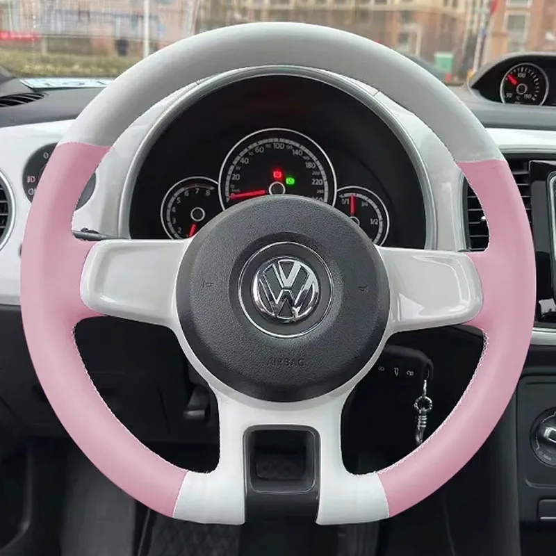 Для Volkswagen Beetle 2012-2016 Up 2013-2016 Сделай Сам сшитый вручную розовый белый ультратонкий из натуральной кожи
Для Volkswagen Beetle 2012-2016 Up 2013-2016 Сделай Сам сшитый вручную розовый белый ультратонкий из натуральной кожи