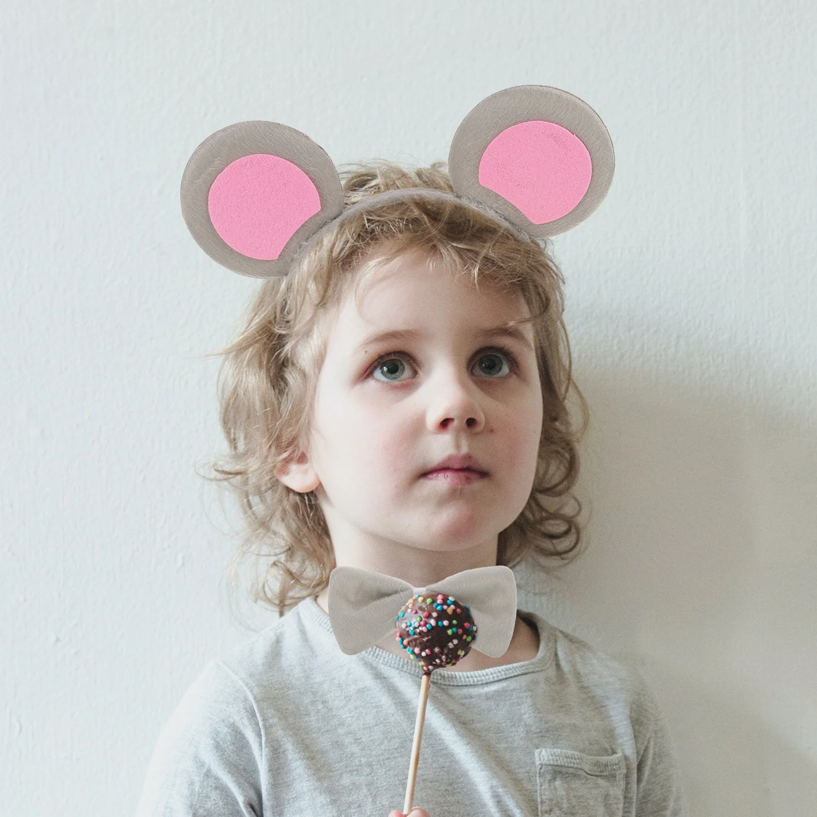 2 Sets Mouse Headband Halloween Costume Realistic Design Bow Tie Tail Kids Performance Photography Props Hair Accessories
2 Sets Mouse Headband Halloween Costume Realistic Design Bow Tie Tail Kids Performance Photography Props Hair Accessories