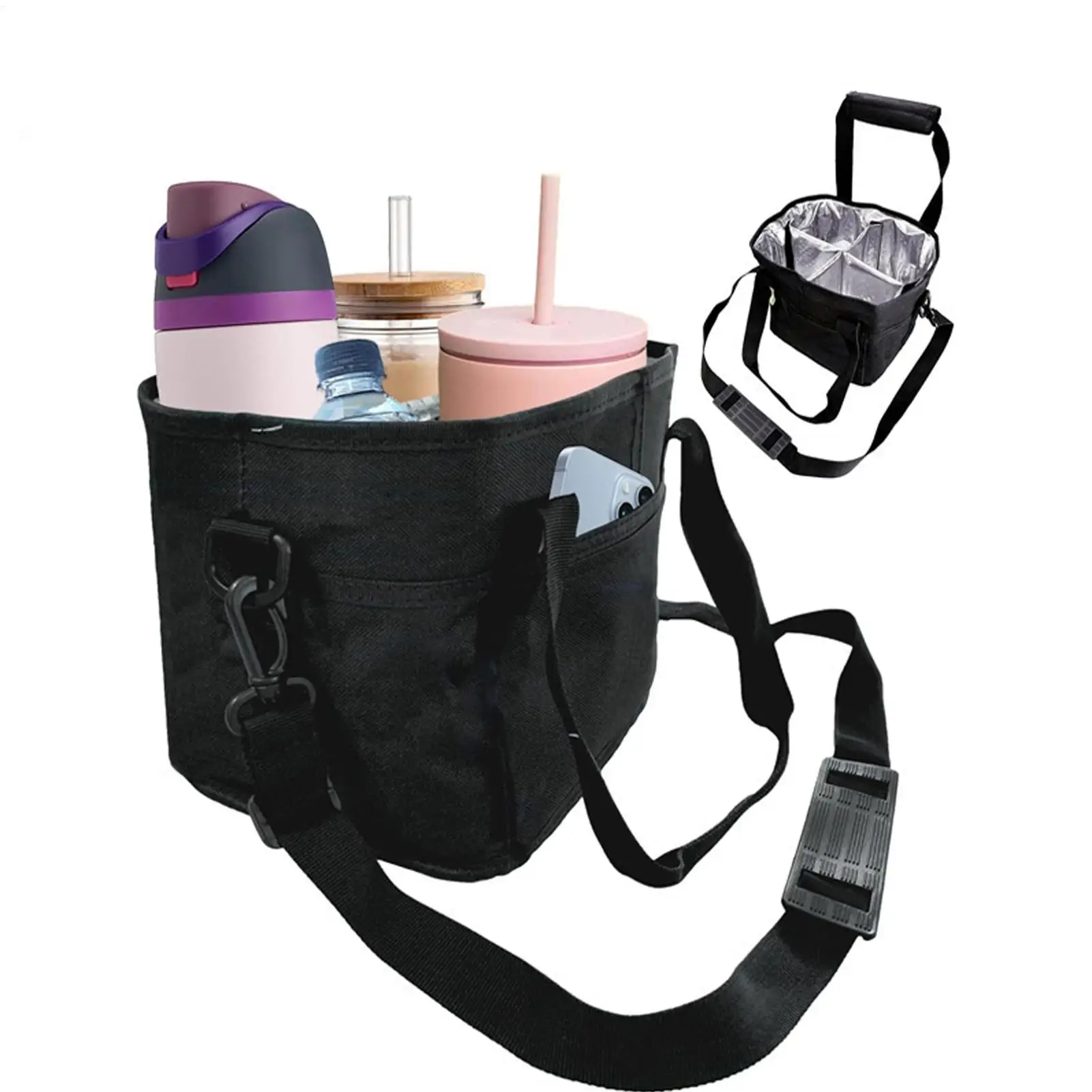 Bag for Water Bottle Large Capacity Sleeve Adjustable Shoulder Strap Water Bottle Sling Bag for Sports Hiking Travel Outdoor
Bag for Water Bottle Large Capacity Sleeve Adjustable Shoulder Strap Water Bottle Sling Bag for Sports Hiking Travel Outdoor