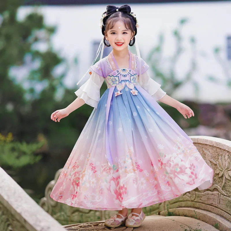 Traditional Chinese Girls Fairy Costume New Year Outfit For Girl Hanfu Dress Children Chinese Style Tang Photography Cosplay
Traditional Chinese Girls Fairy Costume New Year Outfit For Girl Hanfu Dress Children Chinese Style Tang Photography Cosplay