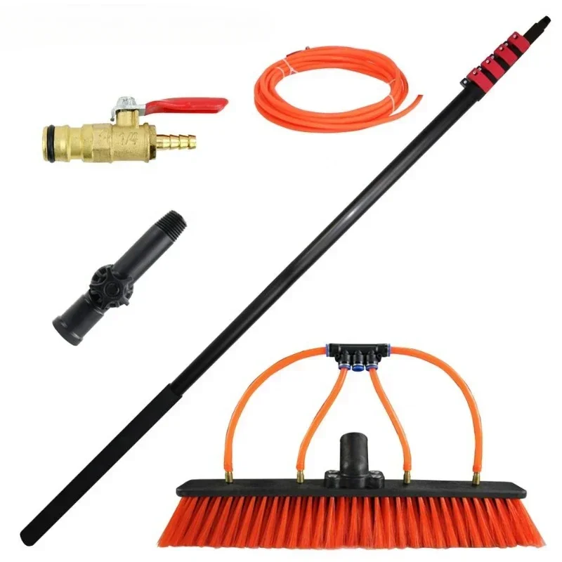 24FT Telescoping Water Fed Pole Window Cleaning System with Brush L300 7.2 Meters Extension
24FT Telescoping Water Fed Pole Window Cleaning System with Brush L300 7.2 Meters Extension