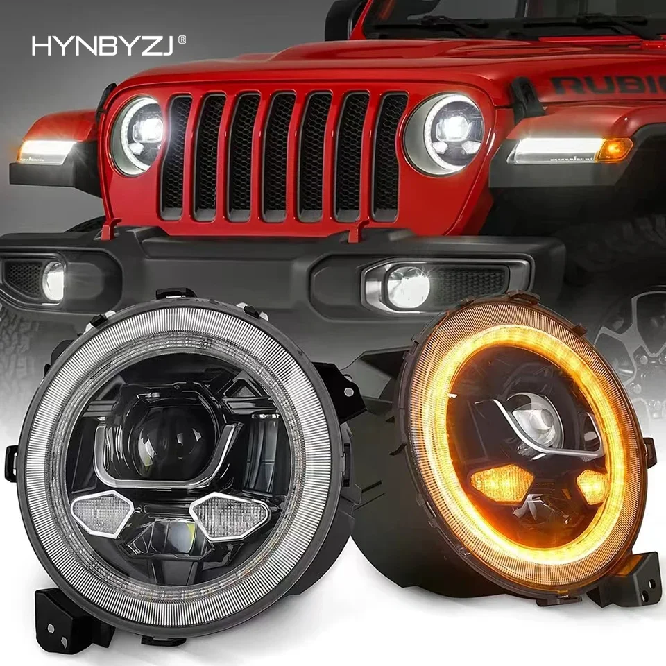 HYNBYZJ 9Inch 180W LED Headlights DRL Turn Signal Halo Hi/Lo Beam Adjustable for -Jeep Wrangler JL 2018-2021 Gladiator JT
HYNBYZJ 9Inch 180W LED Headlights DRL Turn Signal Halo Hi/Lo Beam Adjustable for -Jeep Wrangler JL 2018-2021 Gladiator JT
