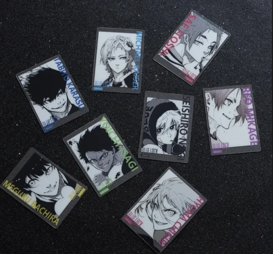Anime BLUE LOCK Isagi Yoichi Rin Michael Kaiser Shidou Ryuusei Cosplay CartoonTransparent card Accessories Halloween Gifts
Anime BLUE LOCK Isagi Yoichi Rin Michael Kaiser Shidou Ryuusei Cosplay CartoonTransparent card Accessories Halloween Gifts