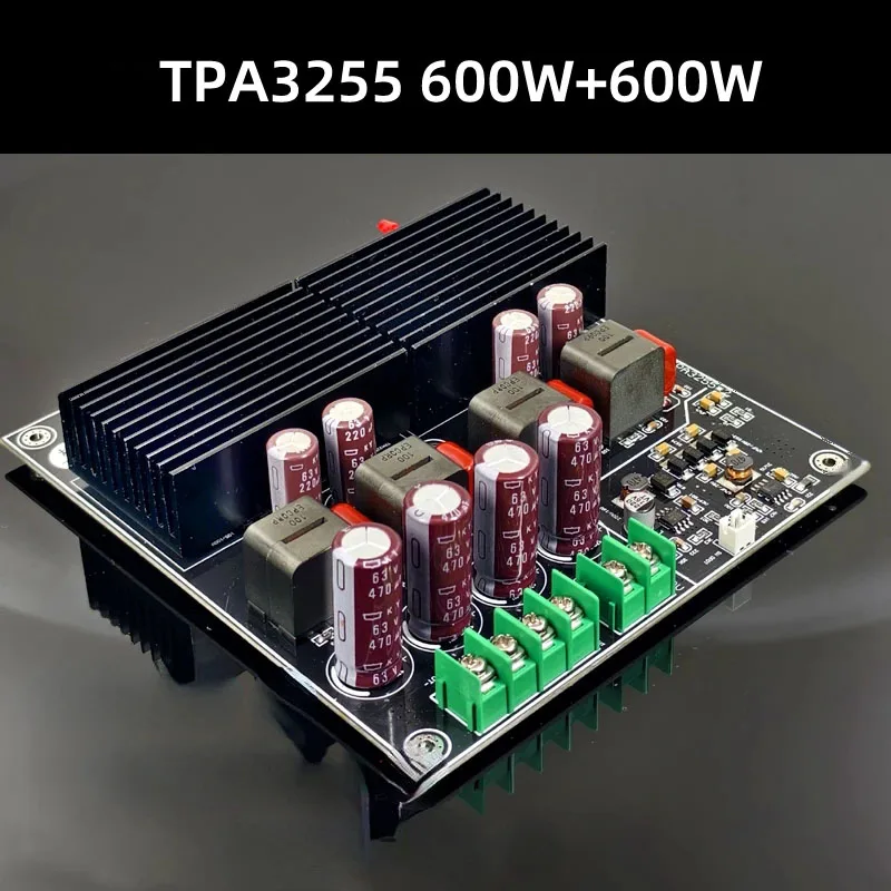 SAMP-200 Dual Core TPA3255 High Power 2-Channel Bluetooth Amplifier Board 600W+600W
SAMP-200 Dual Core TPA3255 High Power 2-Channel Bluetooth Amplifier Board 600W+600W