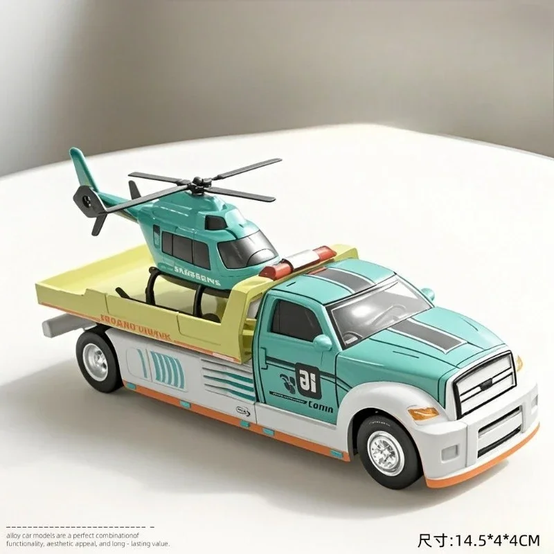 Alloy trailer toy boy city road rescue vehicle flatbed transport vehicle helicopter sports car children's taxi
Alloy trailer toy boy city road rescue vehicle flatbed transport vehicle helicopter sports car children's taxi