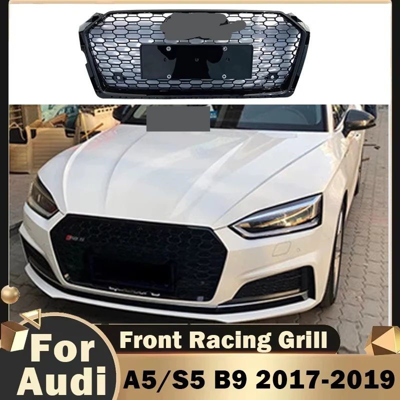 For A5/S5 B9 2017-2019 Front Bumper Racing Grill Modification Facelift Lower Grille Replacement RS5 Style Auto Accessories
For A5/S5 B9 2017-2019 Front Bumper Racing Grill Modification Facelift Lower Grille Replacement RS5 Style Auto Accessories