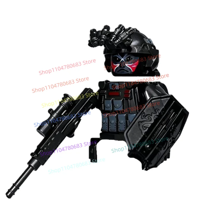 MOC Building Blocks Mini Figure Ruthless Shield Warrior Assembly Model Display Anime Game Decor Toy Holiday Gift Collectible
MOC Building Blocks Mini Figure Ruthless Shield Warrior Assembly Model Display Anime Game Decor Toy Holiday Gift Collectible