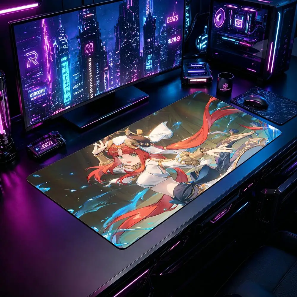 Gaming Mouse Pad NNilou Genshin Mouse Pad XXL Large Desk Mat Non-Slip Rubber Extended Mousepad for PC Laptop Setup
Gaming Mouse Pad NNilou Genshin Mouse Pad XXL Large Desk Mat Non-Slip Rubber Extended Mousepad for PC Laptop Setup
