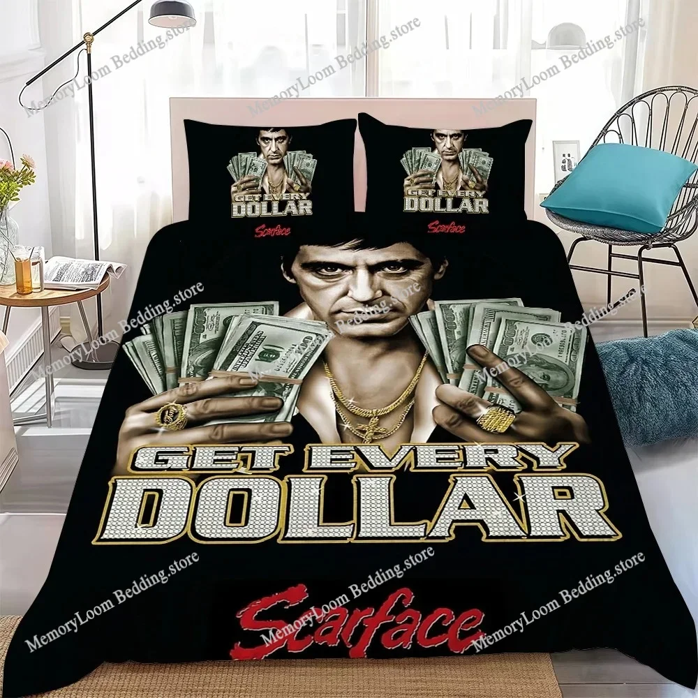 Classic Film S-Scarface Duvet Cover Set Home Style Bedding Soft Laundry Cotton Bed Four Seasons Student Dormitory Luxury Gift
Classic Film S-Scarface Duvet Cover Set Home Style Bedding Soft Laundry Cotton Bed Four Seasons Student Dormitory Luxury Gift
