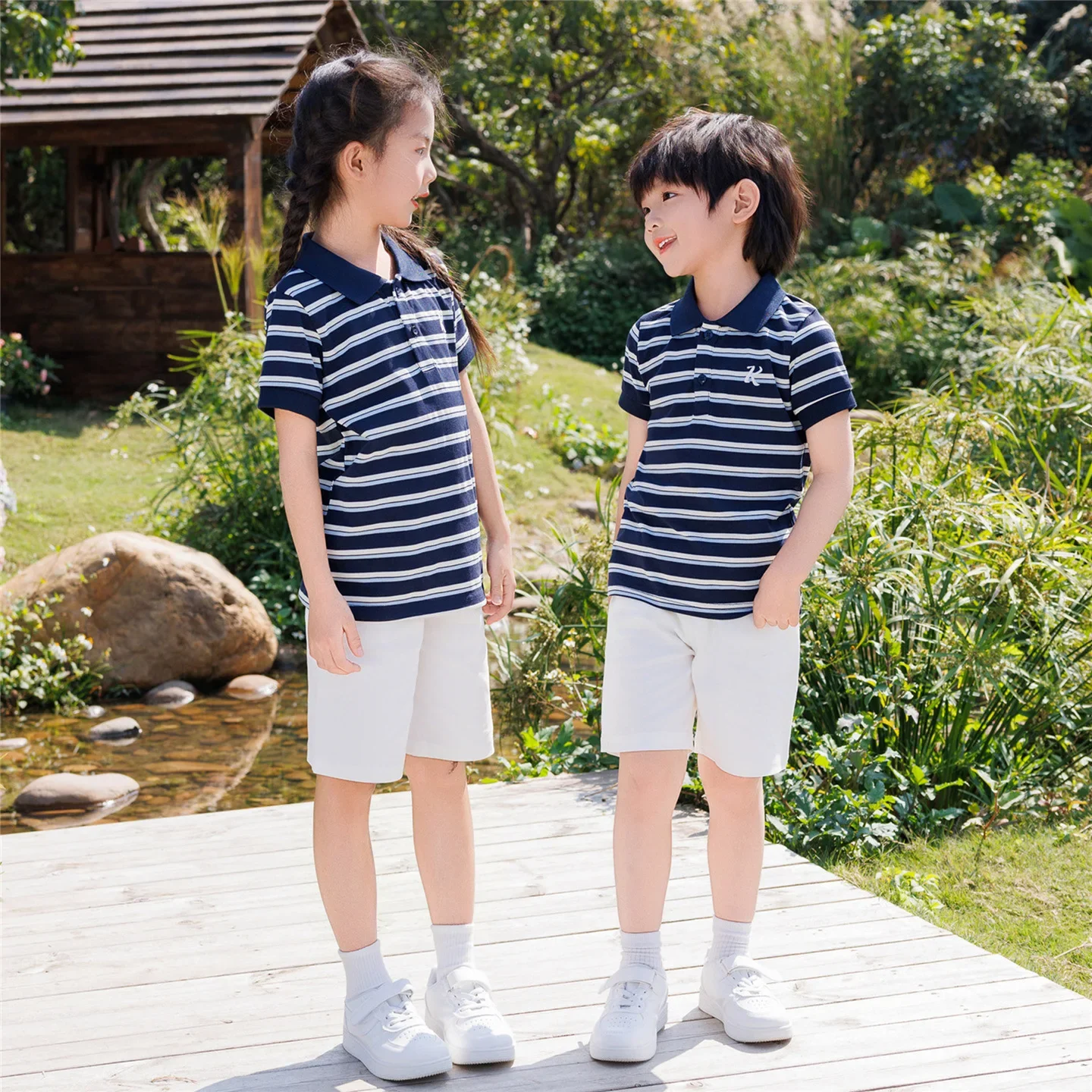 2026 Summer Family Matching Outfits Striped Polo Shirt & Shorts Set Casual Daily Team Wear for Mom Dad Kids Breathable Cotton
2026 Summer Family Matching Outfits Striped Polo Shirt & Shorts Set Casual Daily Team Wear for Mom Dad Kids Breathable Cotton