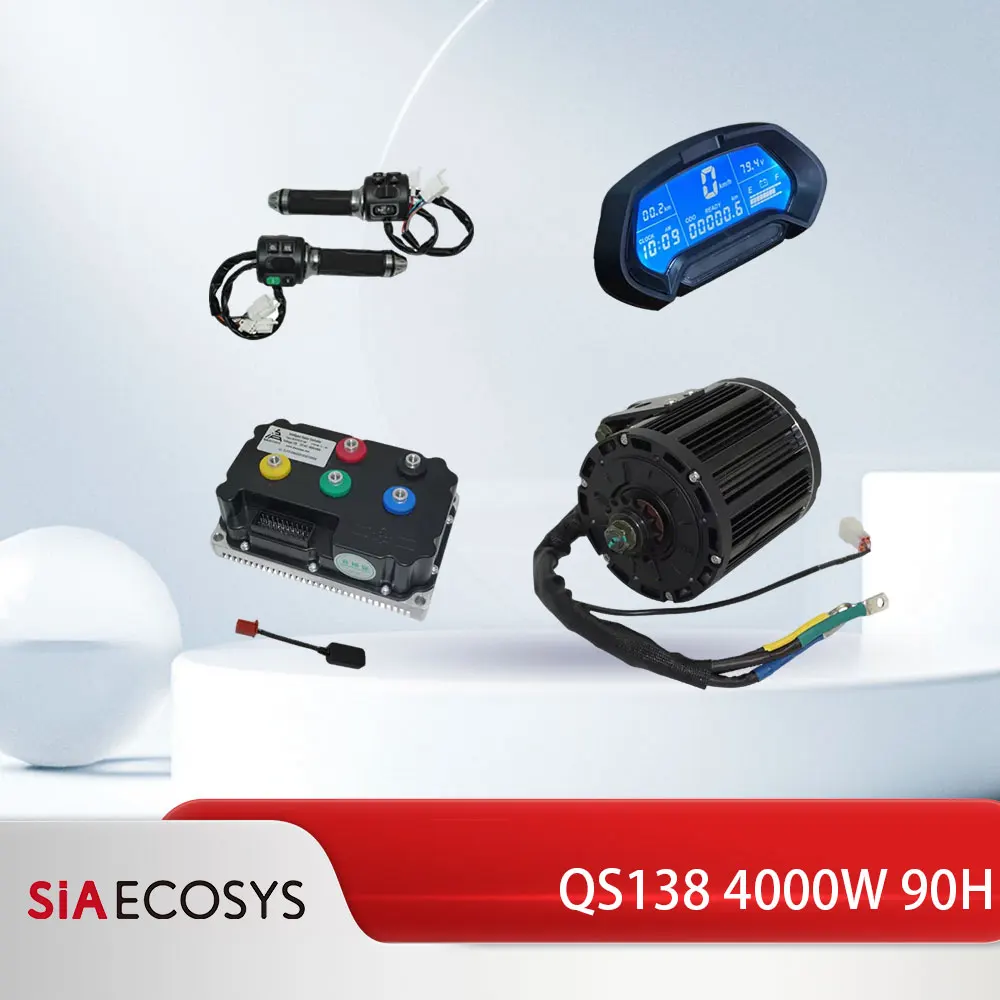 QS MOTOR QS138 4000W 90H 7500W Max Continuous 72V 110KPH Mid Drive Motor Conversion Kit with Wire Harness SIAYQ72180 Controller
QS MOTOR QS138 4000W 90H 7500W Max Continuous 72V 110KPH Mid Drive Motor Conversion Kit with Wire Harness SIAYQ72180 Controller
