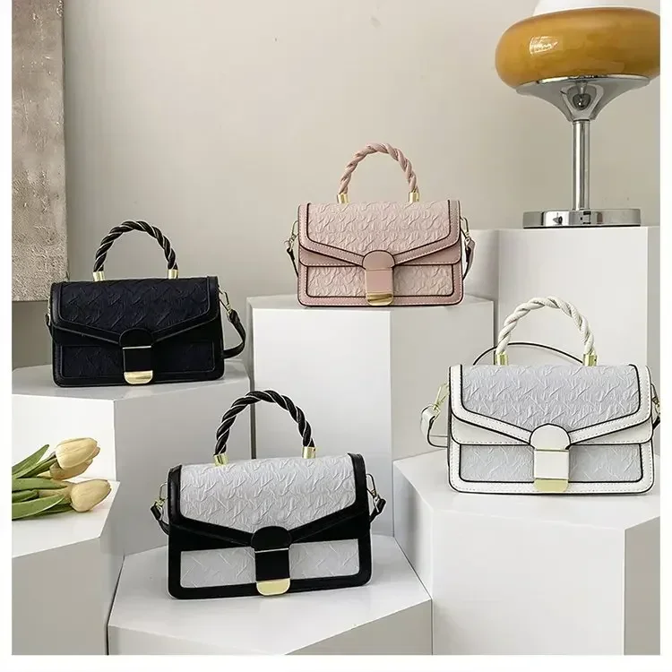 2025 Spring Stitched Square Bag PU, Lock Crossbody Purse for Women, Vintage Chic Shoulder Bag Lightweight Office Dategg
2025 Spring Stitched Square Bag PU, Lock Crossbody Purse for Women, Vintage Chic Shoulder Bag Lightweight Office Dategg