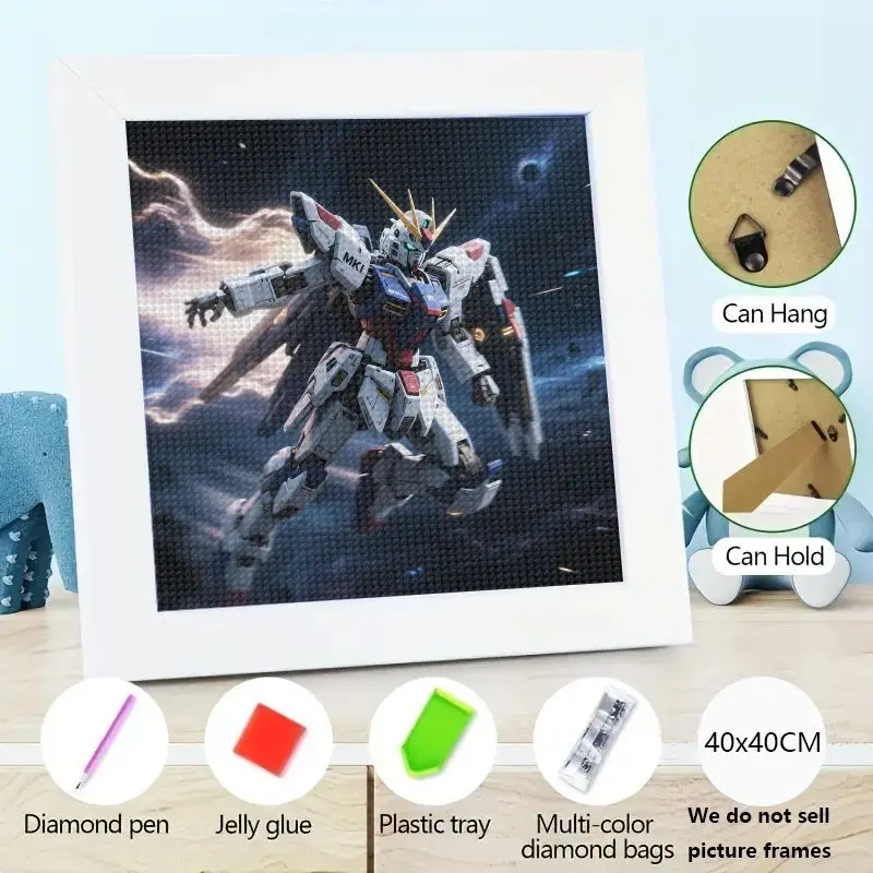 1 Set 5D DIY Full Drill Diamond Painting Kit, Epic Gundam Mobile Suit Robot Mecha Anime Sci-Fi Art, 40x40cm Diamond Embroidery C
1 Set 5D DIY Full Drill Diamond Painting Kit, Epic Gundam Mobile Suit Robot Mecha Anime Sci-Fi Art, 40x40cm Diamond Embroidery C