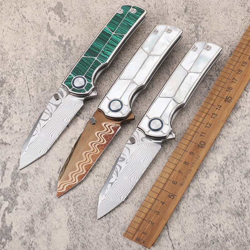 Новый тактический нож RWL34+ из дамасской стали с рукоятью из титанового сплава для кемпинга, рыбалки, охоты, выживания и повседневного ношения (EDC)
Новый тактический нож RWL34+ из дамасской стали с рукоятью из титанового сплава для кемпинга, рыбалки, охоты, выживания и повседневного ношения (EDC)