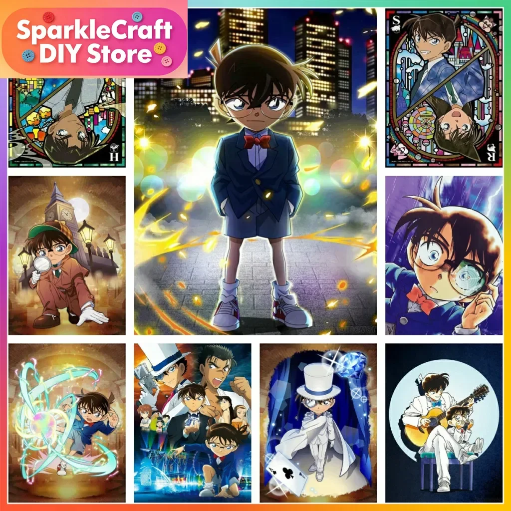 1pc frameless Detective Conan Anime Diamond Painting Stitch Kit Mosaic Embroidery Home Decor 5D DIY Art Creation Cross Canvas Ha
1pc frameless Detective Conan Anime Diamond Painting Stitch Kit Mosaic Embroidery Home Decor 5D DIY Art Creation Cross Canvas Ha