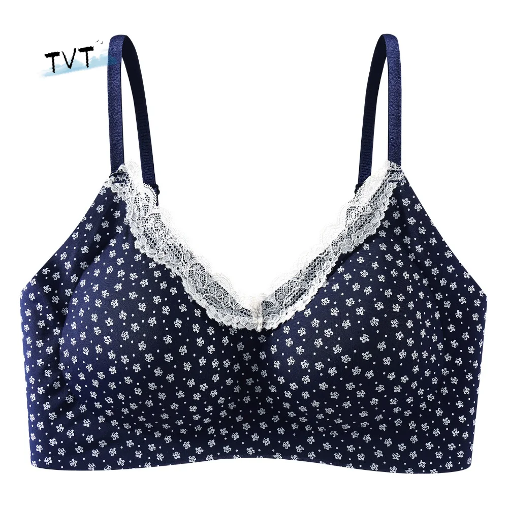 Traceless Lace Wireless V Bra Flower Bow Shockproof Lace Floral Print Bra Gathered Breasts Lingerie Brassiere for Women
Traceless Lace Wireless V Bra Flower Bow Shockproof Lace Floral Print Bra Gathered Breasts Lingerie Brassiere for Women