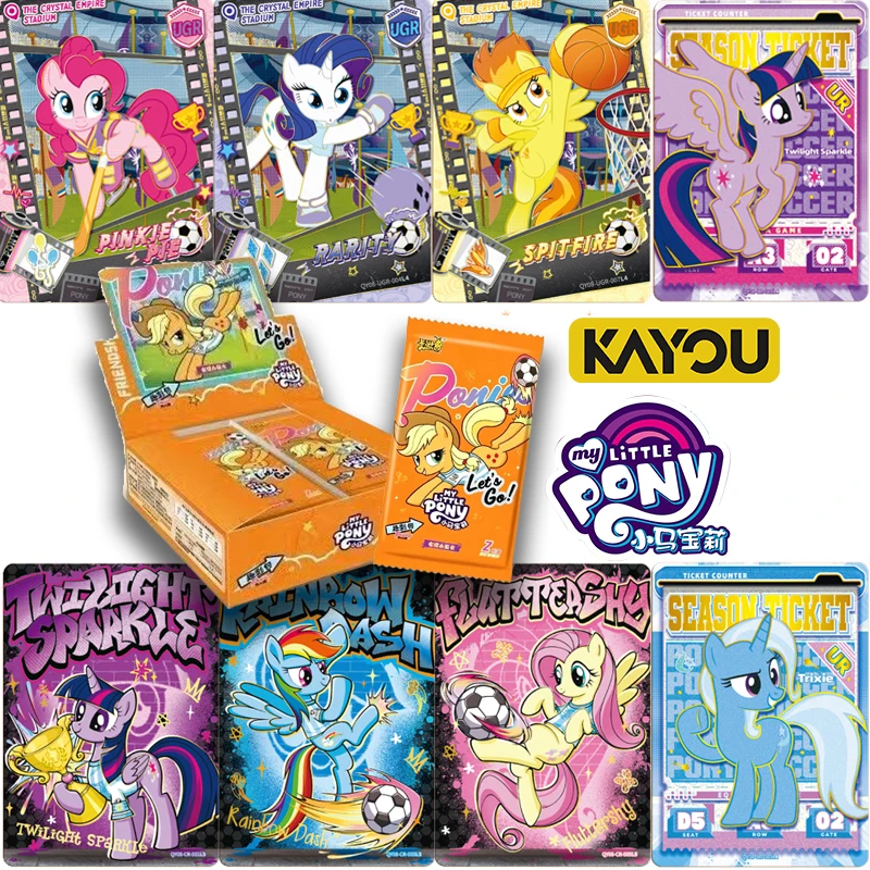 KAYOU Genuine My Little Pony Vol.8 Card 40th Anniversary Limited Friendship Eternal Card Rare SGR Cards Toy Gift Princess Card
KAYOU Genuine My Little Pony Vol.8 Card 40th Anniversary Limited Friendship Eternal Card Rare SGR Cards Toy Gift Princess Card