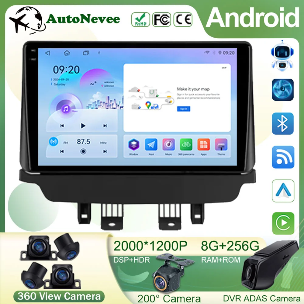 Android Car Head Unit For Mazda CX-3 DK Mazda 2 DJ 2014 - 2023 GPS Multimedia Radio Player BT Carplay Android Auto No 2din DVD
Android Car Head Unit For Mazda CX-3 DK Mazda 2 DJ 2014 - 2023 GPS Multimedia Radio Player BT Carplay Android Auto No 2din DVD